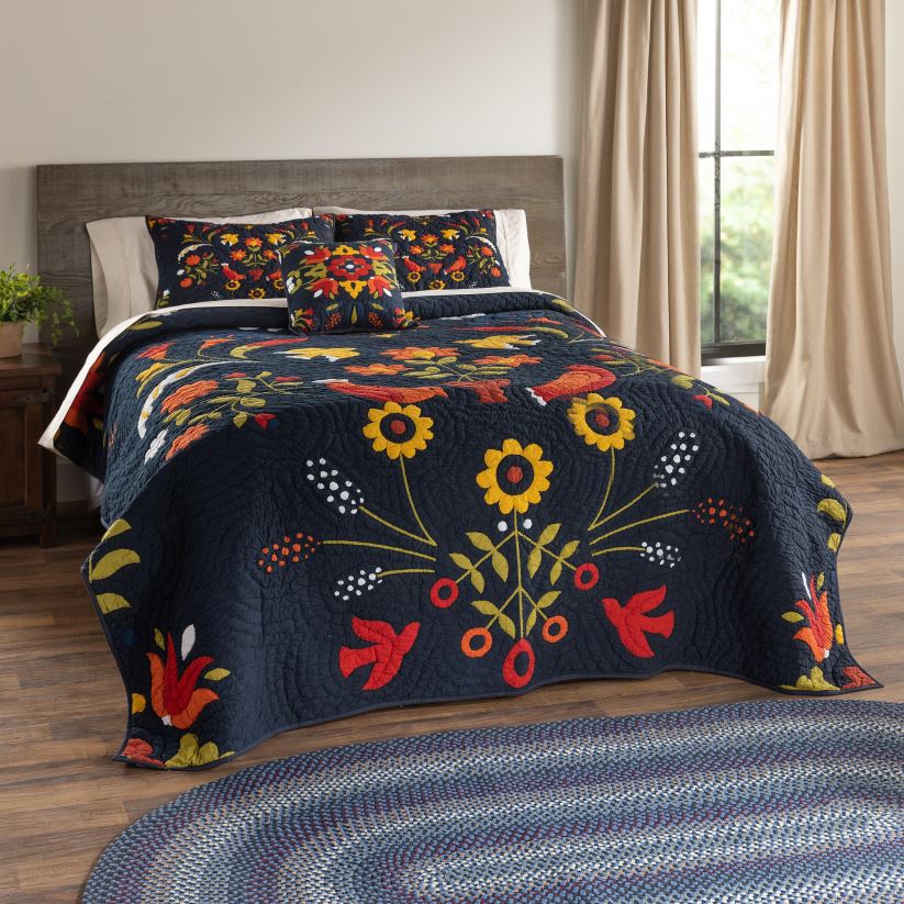 Plow & Hearth articles ménagers Panneau de terrasse à passe-tringle double largeur fait maison avec baguette, 84