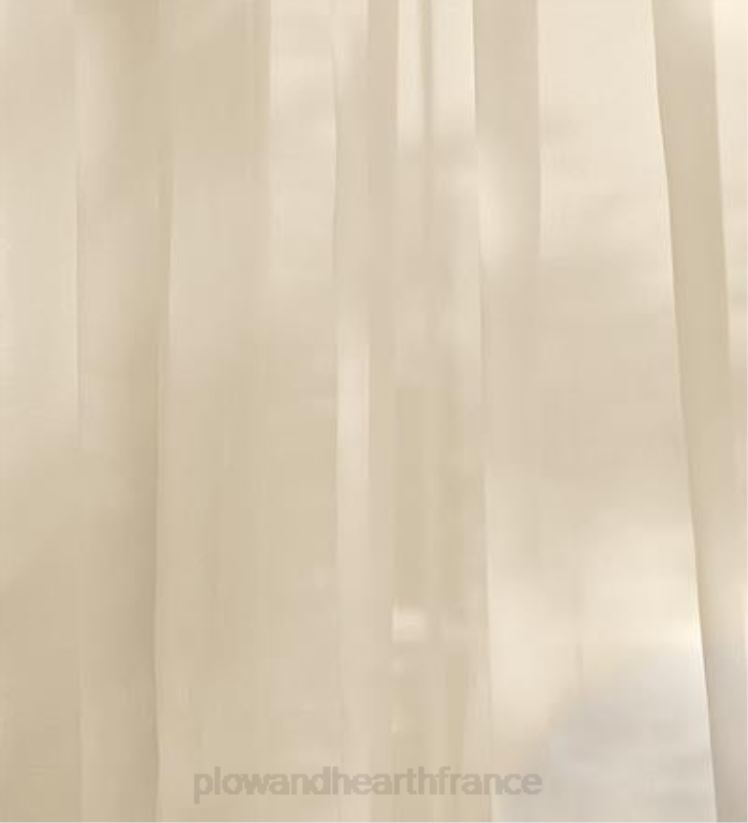 Plow & Hearth articles ménagers panneau transparent à languette de rideaux velcro extérieurs 0BNZ1472