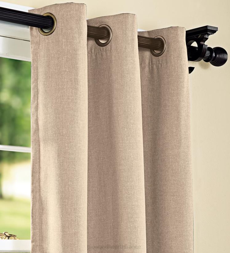 Plow & Hearth articles ménagers rideau isolé à œillets filé à la maison, 96