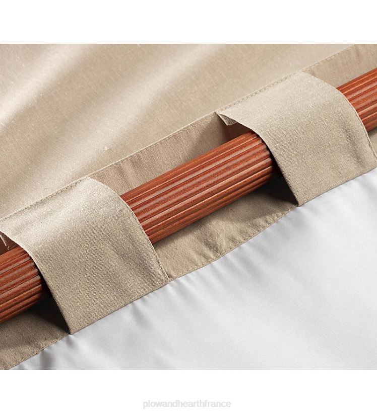 Plow & Hearth articles ménagers rideau isolé à passe-tringle fait maison, 63