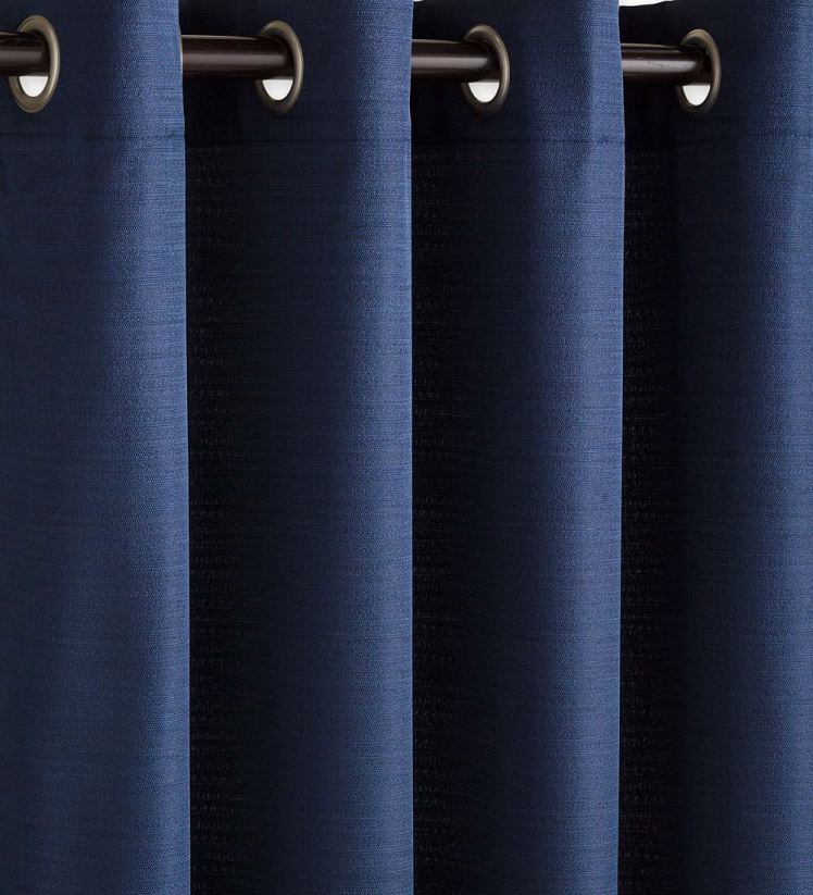 Plow & Hearth articles ménagers panneau de rideau extérieur en toile de jute avec œillets 0BNZ1469