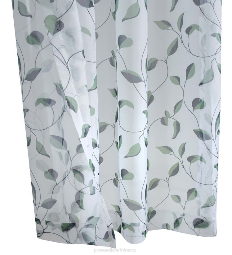 Plow & Hearth articles ménagers panneau de rideau extérieur à feuilles bicolores 0BNZ1466