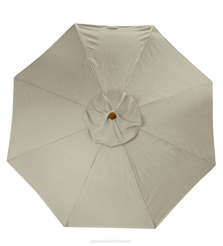 Plow & Hearth articles ménagers parasol de marché classique avec poteau en aluminium, 7' dia. - rouge grange 0BNZ1460