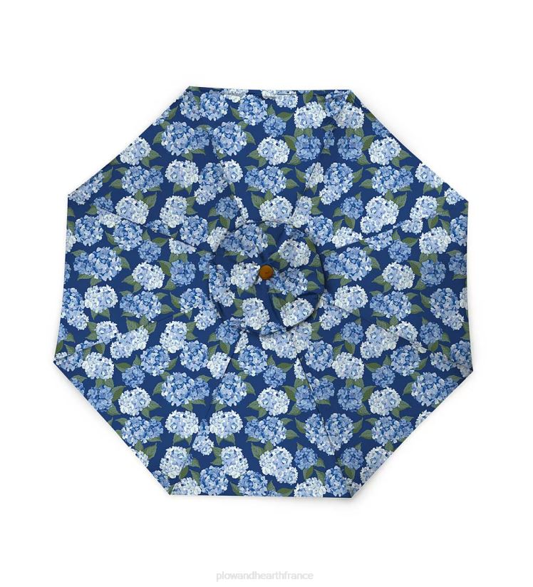 Plow & Hearth articles ménagers parasol de marché classique avec poteau en aluminium, 7' dia. - rouge grange 0BNZ1460