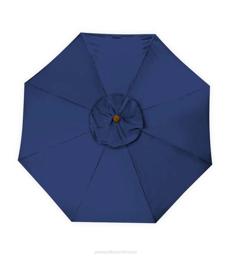 Plow & Hearth articles ménagers parasol de marché classique avec poteau en aluminium, 7' dia. - rouge grange 0BNZ1460