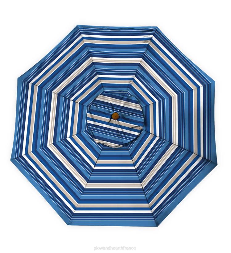 Plow & Hearth articles ménagers parasol de marché classique avec poteau en aluminium, 7' dia. - rouge grange 0BNZ1460