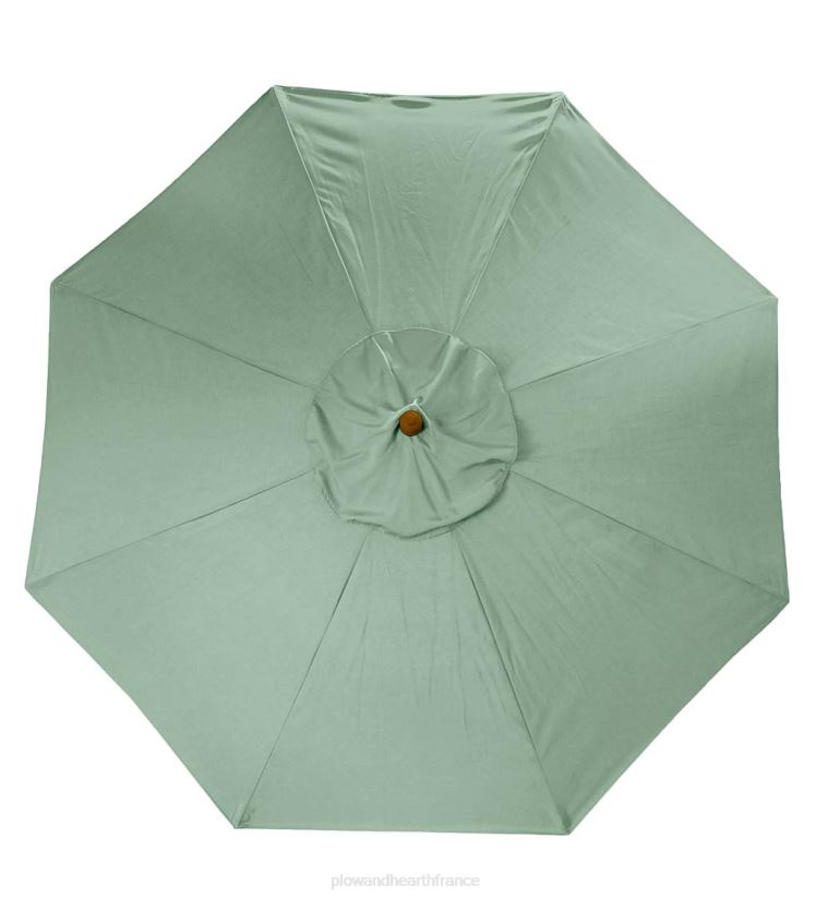 Plow & Hearth articles ménagers parasol de marché classique avec poteau en aluminium, 9' dia. - La marine de minuit 0BNZ1462