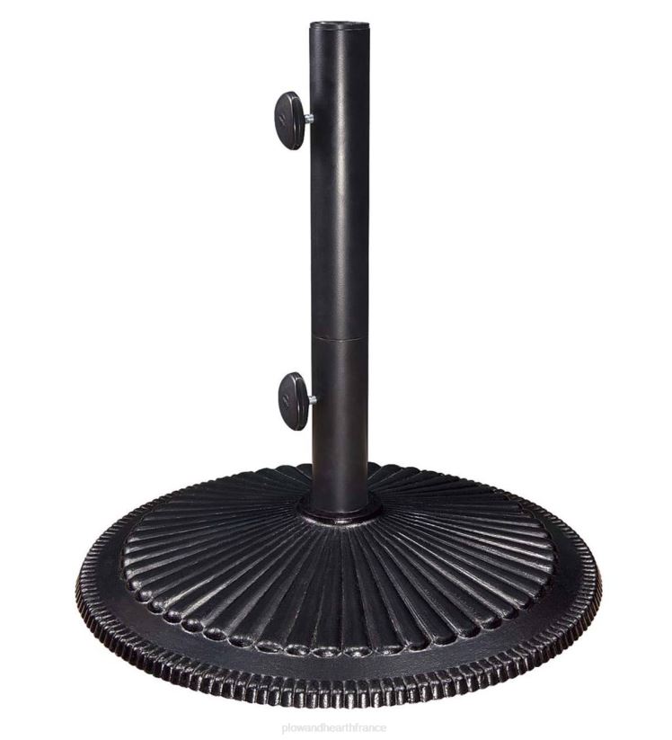 Plow & Hearth articles ménagers support pour base de parasol, fonte 50 lbs. 0BNZ1463