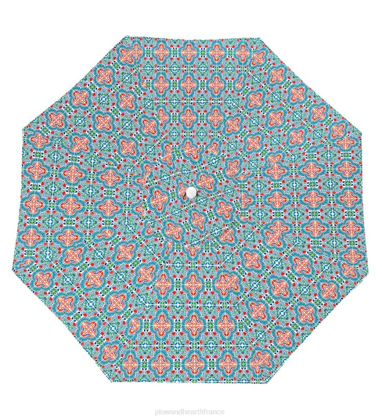 Plow & Hearth articles ménagers vente! parasol de marché classique avec poteau en aluminium, 7' dia. - aqua 0BNZ1465