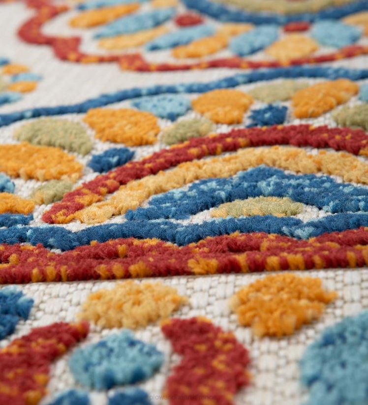 Plow & Hearth articles ménagers Tapis Cancun en polypropylène intérieur/extérieur 0BNZ1365