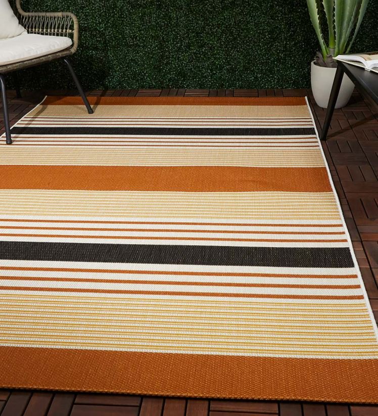 Plow & Hearth articles ménagers Tapis Mill Creek intérieur/extérieur 0BNZ1418