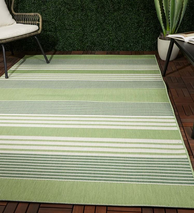 Plow & Hearth articles ménagers Tapis Mill Creek intérieur/extérieur 0BNZ1418