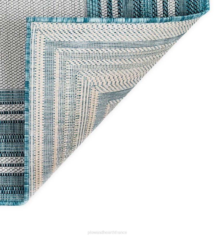 Plow & Hearth articles ménagers Tapis à bordure en polypropylène texturé intérieur/extérieur 0BNZ1371