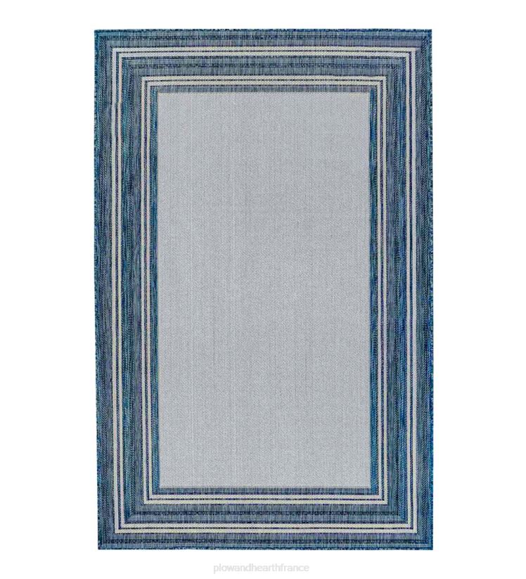 Plow & Hearth articles ménagers Tapis à bordure en polypropylène texturé intérieur/extérieur 0BNZ1371