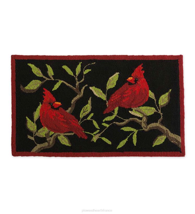Plow & Hearth articles ménagers Tapis d'accent cardinal intérieur/extérieur 0BNZ1283