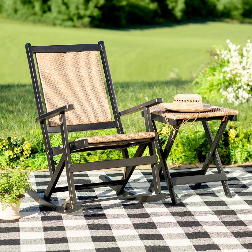 Plow & Hearth articles ménagers Tapis d'intérieur et d'extérieur en polypropylène à carreaux Buffalo 0BNZ1427