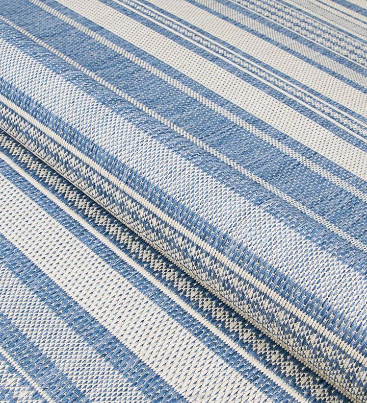 Plow & Hearth articles ménagers Tapis d'intérieur/extérieur à rayures en polypropylène pour véranda 0BNZ1449