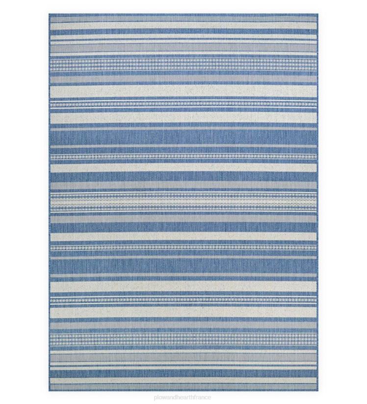 Plow & Hearth articles ménagers Tapis d'intérieur/extérieur à rayures en polypropylène pour véranda 0BNZ1449