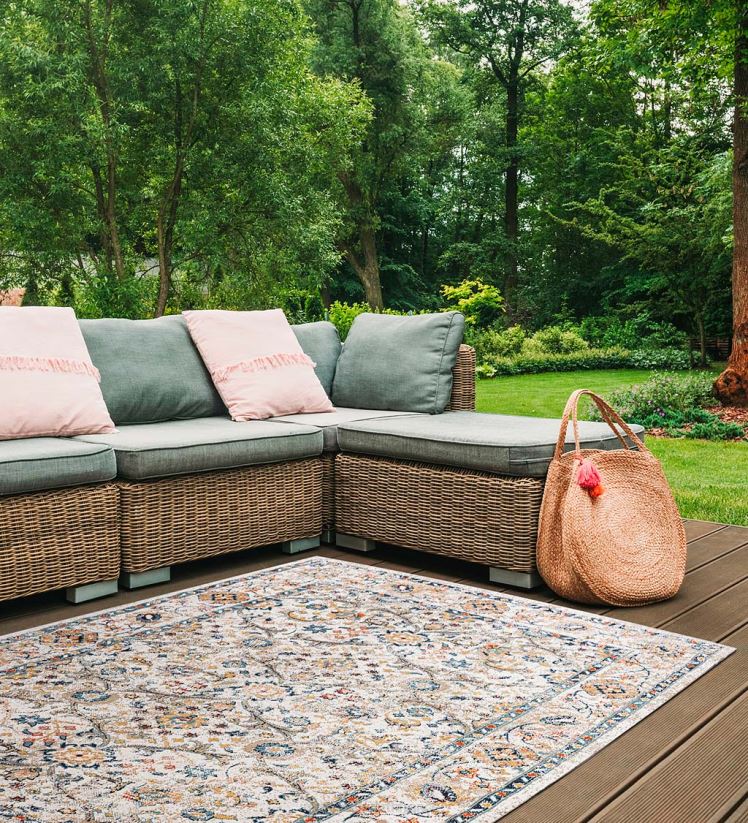 Plow & Hearth articles ménagers Tapis de jardin Pénélope intérieur/extérieur 0BNZ1428