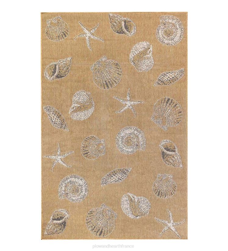 Plow & Hearth articles ménagers Tapis en polypropylène à coques texturées intérieur/extérieur 0BNZ1367