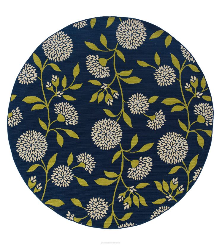 Plow & Hearth articles ménagers Tapis floral intérieur/extérieur en polypropylène Surry 0BNZ1277