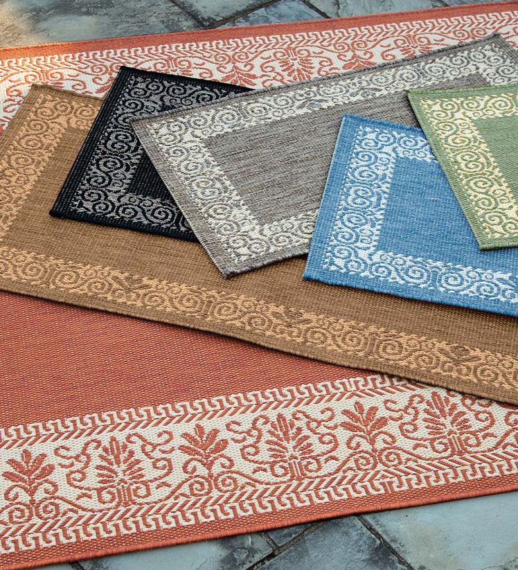 Plow & Hearth articles ménagers Tapis intérieur/extérieur bordure de véranda 0BNZ1276