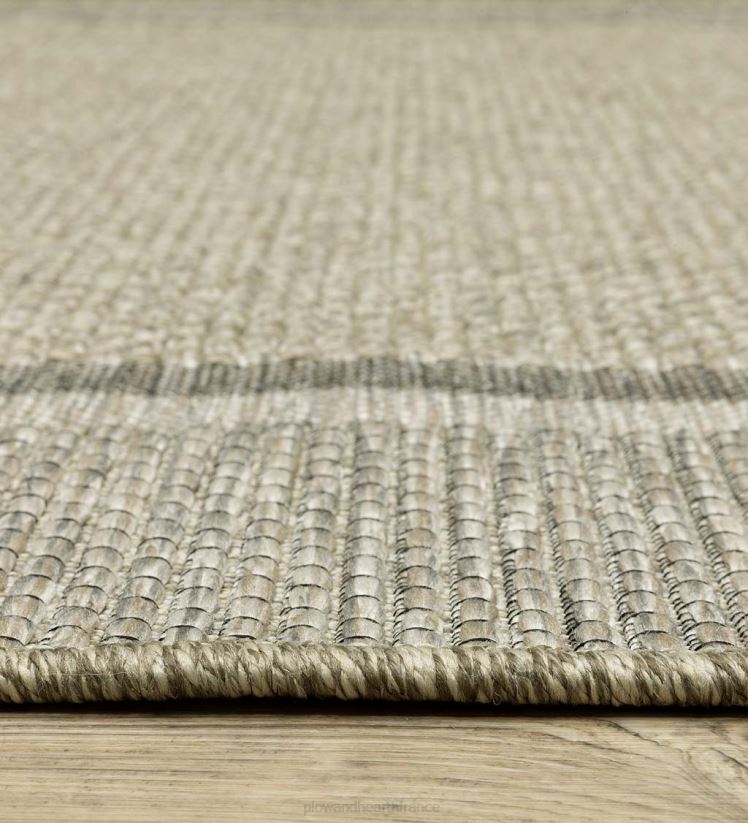 Plow & Hearth articles ménagers Tapis intérieur/extérieur en polypropylène avec bordure Yucatan 0BNZ1413