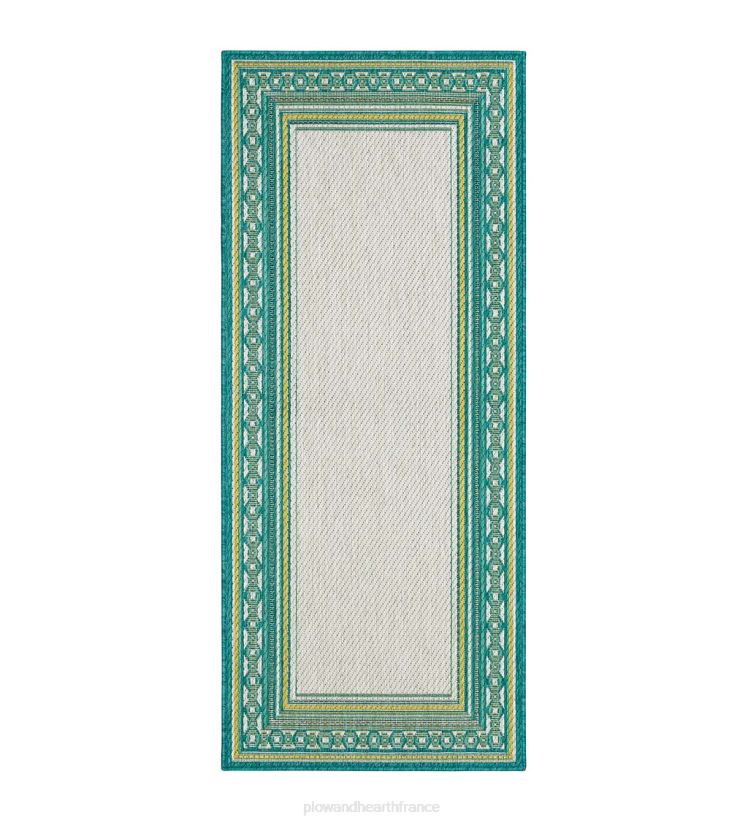 Plow & Hearth articles ménagers Tapis intérieur/extérieur en polypropylène avec bordure la grange 0BNZ1354