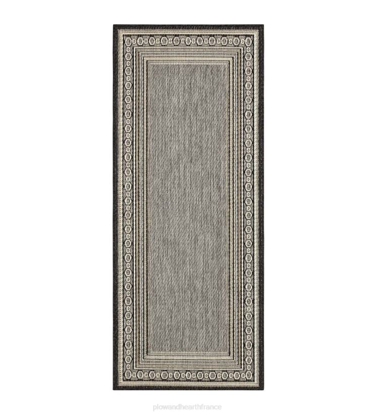 Plow & Hearth articles ménagers Tapis intérieur/extérieur en polypropylène avec bordure la grange 0BNZ1354