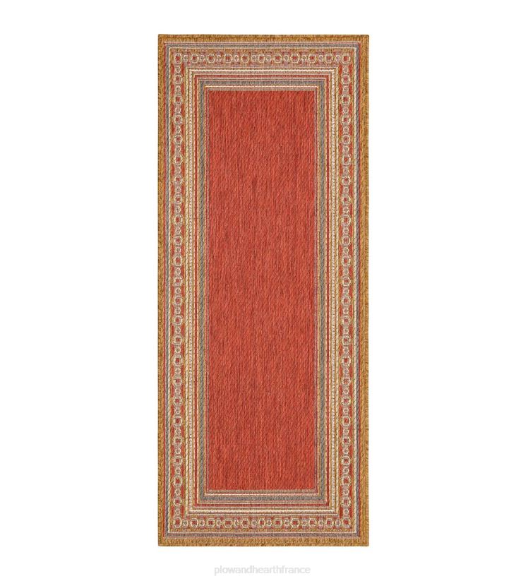 Plow & Hearth articles ménagers Tapis intérieur/extérieur en polypropylène avec bordure la grange 0BNZ1354