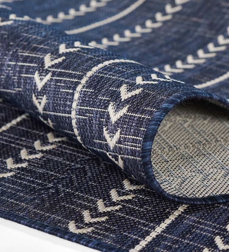 Plow & Hearth articles ménagers Tapis intérieur/extérieur en polypropylène à rayures Arabella 0BNZ1421