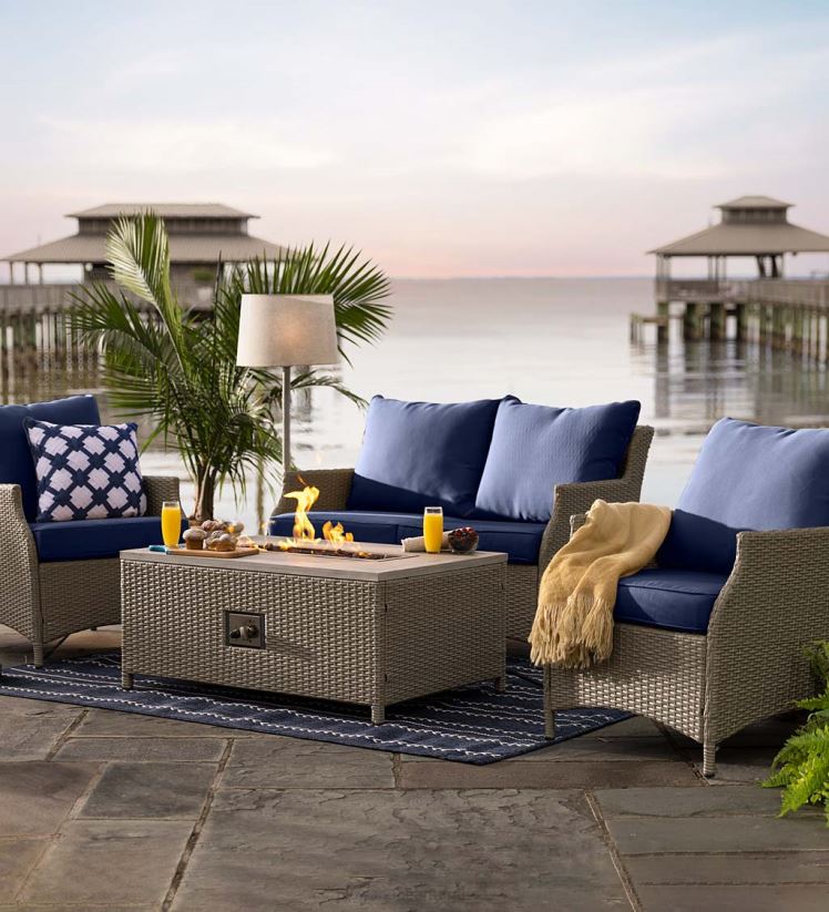 Plow & Hearth articles ménagers Tapis intérieur/extérieur en polypropylène à rayures Arabella 0BNZ1421