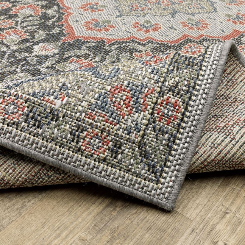 Plow & Hearth articles ménagers Tapis intérieur/extérieur en polypropylène vintage Riverbend 0BNZ1407