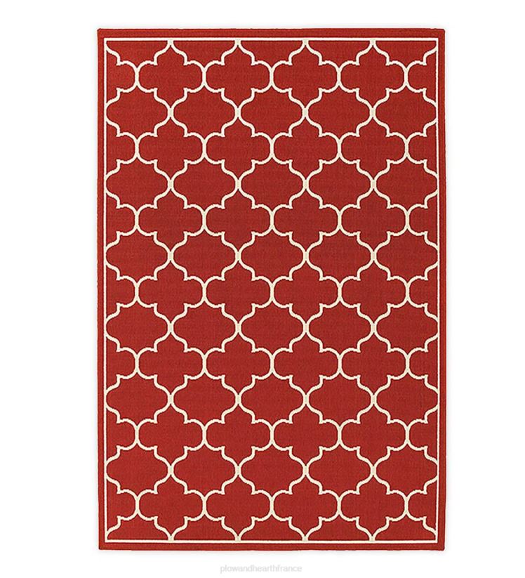 Plow & Hearth articles ménagers Tapis quadrilobe Lexington intérieur/extérieur 0BNZ1290