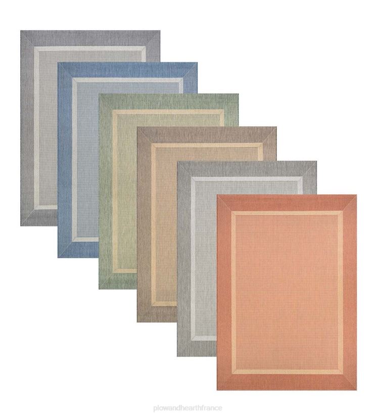 Plow & Hearth articles ménagers Tapis vinyl pour intérieur/extérieur en polypropylène avec cadre de véranda 0BNZ1404
