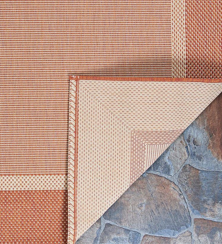 Plow & Hearth articles ménagers Tapis vinyl pour intérieur/extérieur en polypropylène avec cadre de véranda 0BNZ1404