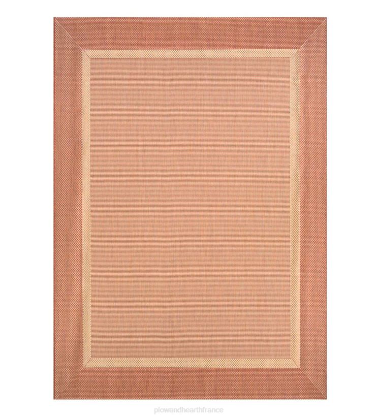 Plow & Hearth articles ménagers Tapis vinyl pour intérieur/extérieur en polypropylène avec cadre de véranda 0BNZ1404