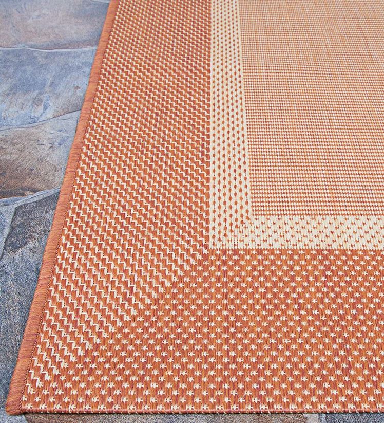 Plow & Hearth articles ménagers Tapis vinyl pour intérieur/extérieur en polypropylène avec cadre de véranda 0BNZ1404