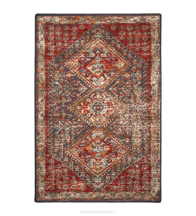 Plow & Hearth articles ménagers tapis arlequin de moulin de tombes d'intérieur/extérieur 0BNZ1305