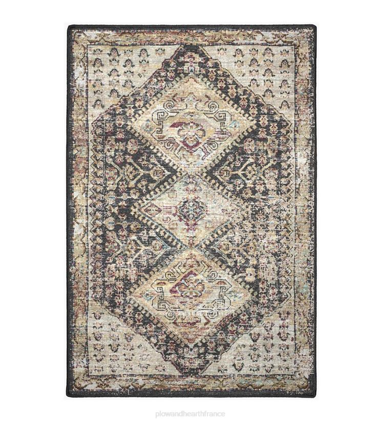 Plow & Hearth articles ménagers tapis arlequin de moulin de tombes d'intérieur/extérieur 0BNZ1305