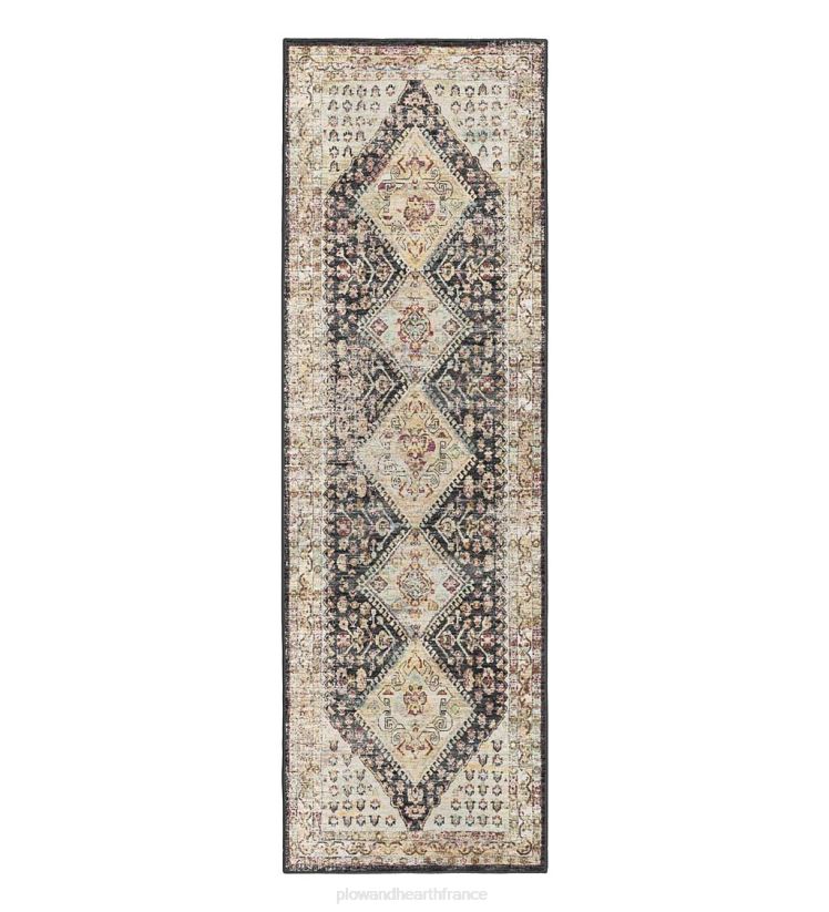 Plow & Hearth articles ménagers tapis arlequin de moulin de tombes d'intérieur/extérieur 0BNZ1305