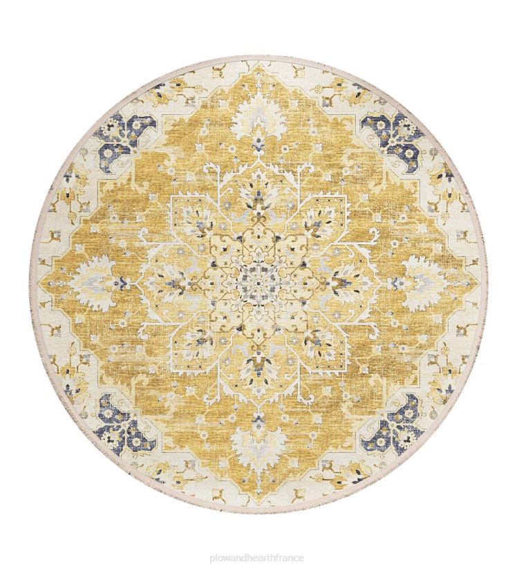 Plow & Hearth articles ménagers tapis rond marietta diamant 0BNZ1357