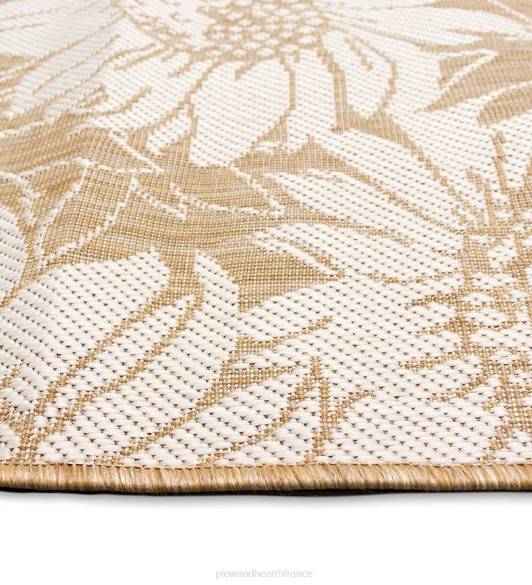 Plow & Hearth articles ménagers tapis tournesol intérieur/extérieur 0BNZ1442