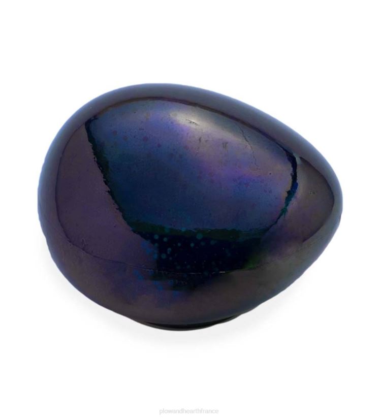 Plow & Hearth articles ménagers Roches de jardin lumineuses décoratives en verre d'art éclairé - vert 0BNZ1680