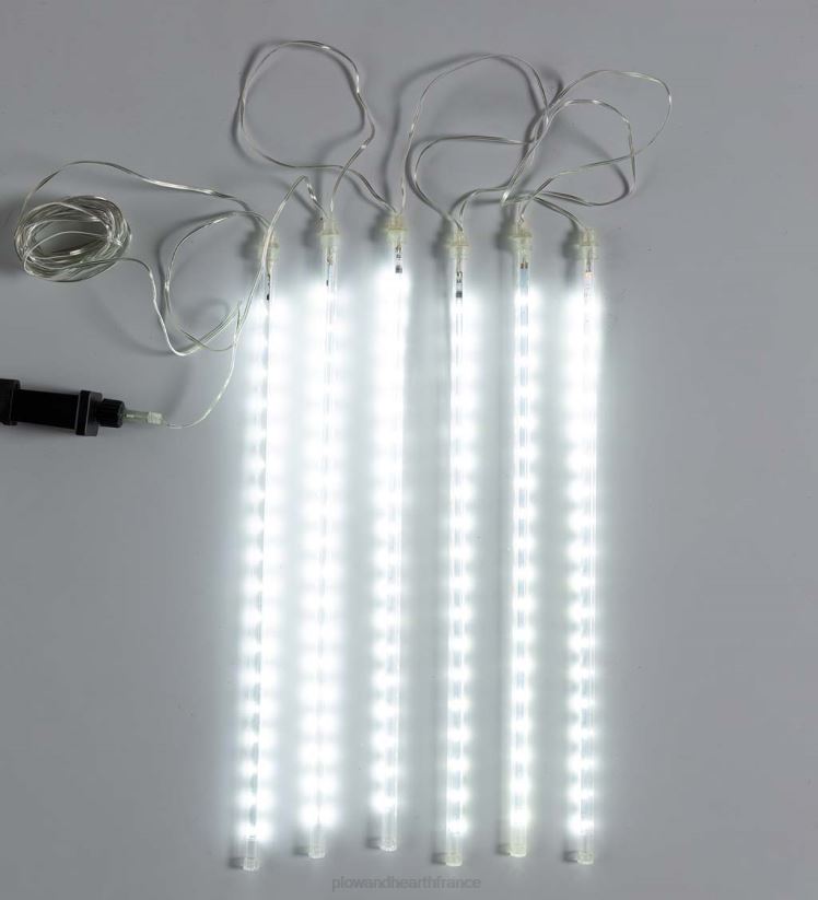 Plow & Hearth articles ménagers Lumières de chasse à glaçons électriques intérieures/extérieures avec LED blanc froid 0BNZ1664