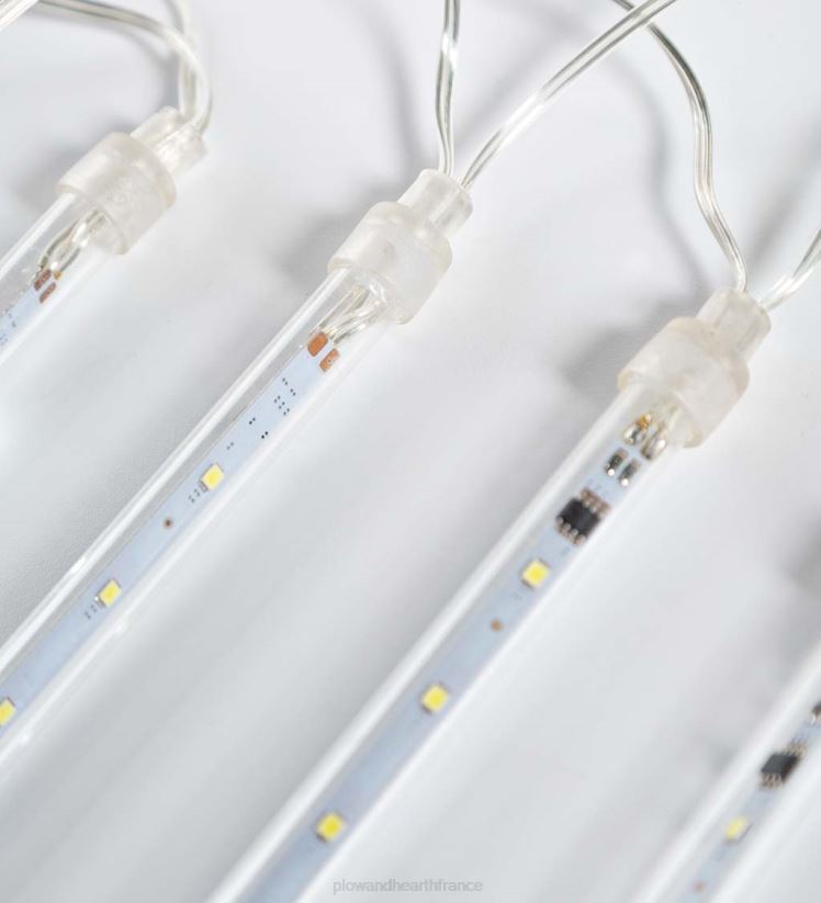 Plow & Hearth articles ménagers Lumières de chasse à glaçons électriques intérieures/extérieures avec LED blanc froid 0BNZ1664