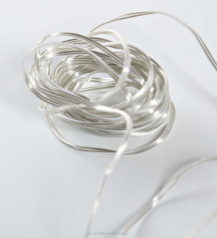 Plow & Hearth articles ménagers Lumières de chasse à glaçons électriques intérieures/extérieures avec LED blanc froid 0BNZ1664