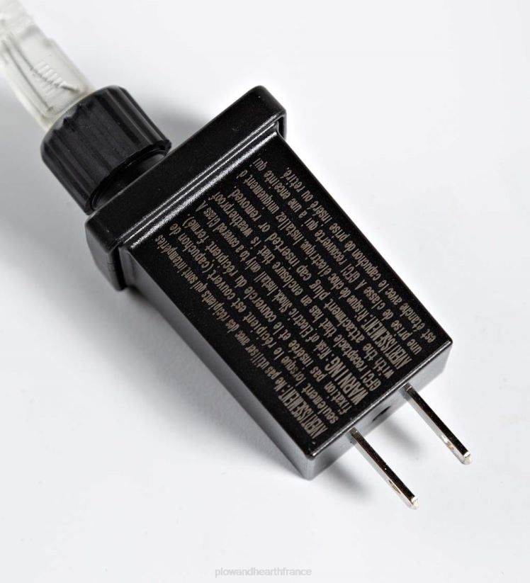 Plow & Hearth articles ménagers Lumières de chasse à glaçons électriques intérieures/extérieures avec LED blanc froid 0BNZ1664