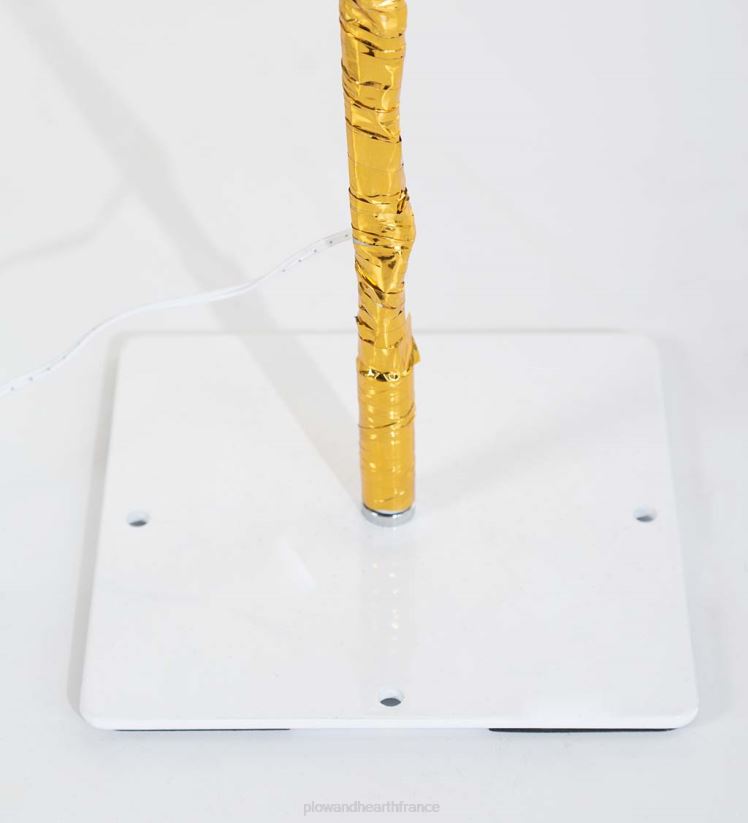 Plow & Hearth articles ménagers Arbre métallique doré intérieur/extérieur avec lumières à double fonction 0BNZ1673