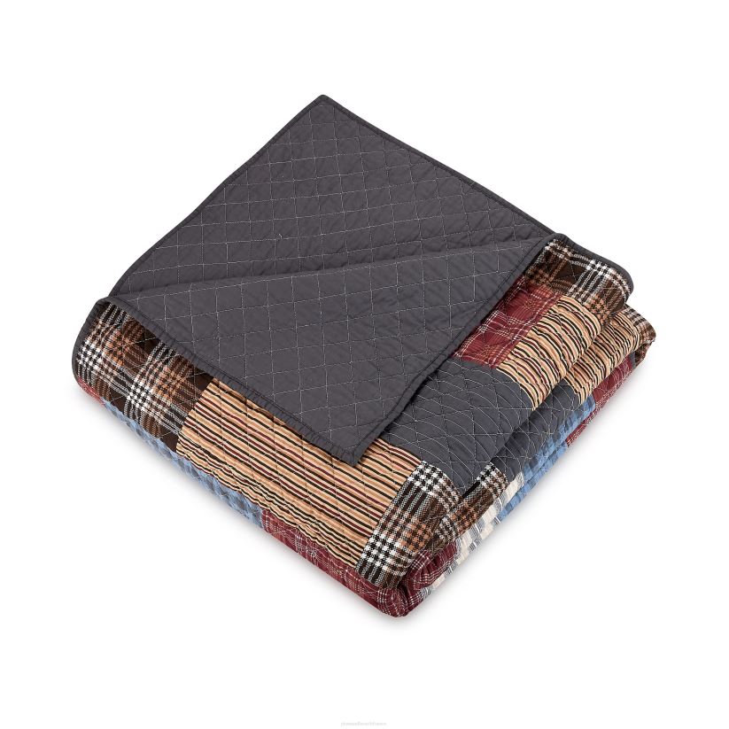 Plow & Hearth articles ménagers Ensemble 3 pièces de courtepointe en coton pour bord de cabine - grand lit/grand lit 0BNZ2653